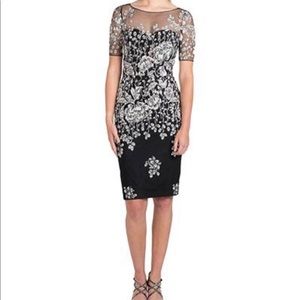 Badgley Mischka Cocktail Beaded Dress